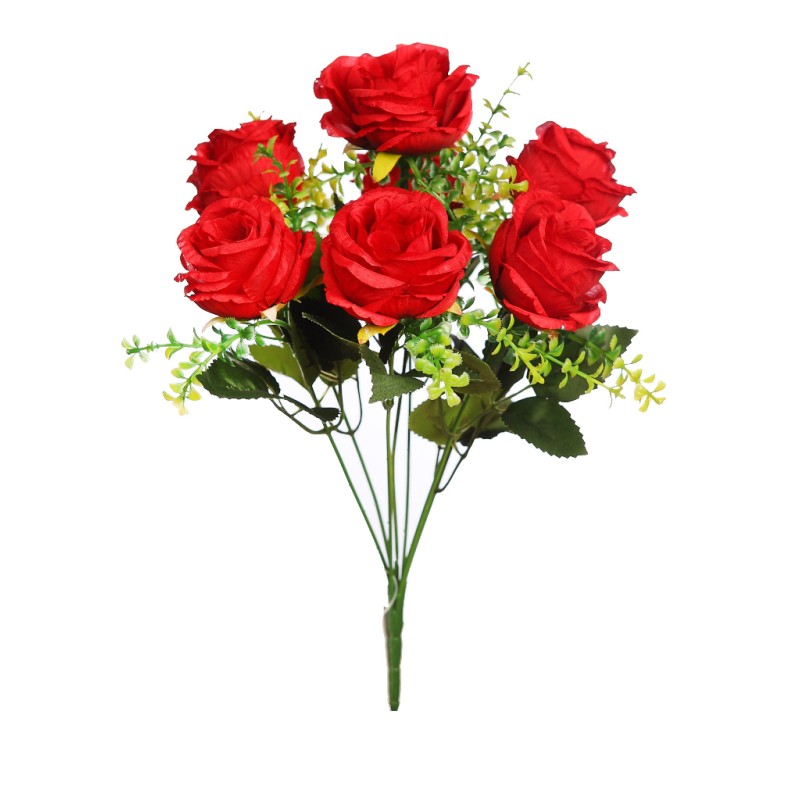 BOUQUET ROSAS ARTIFICIAL 32CM