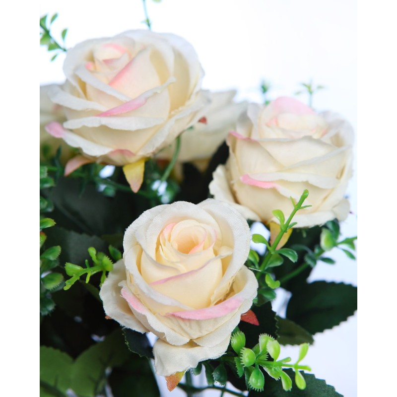 BOUQUET ROSAS ARTIFICIAL 32CM