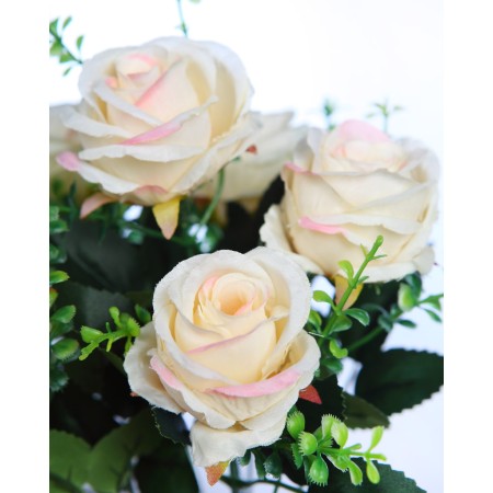BOUQUET ROSAS ARTIFICIAL 32CM