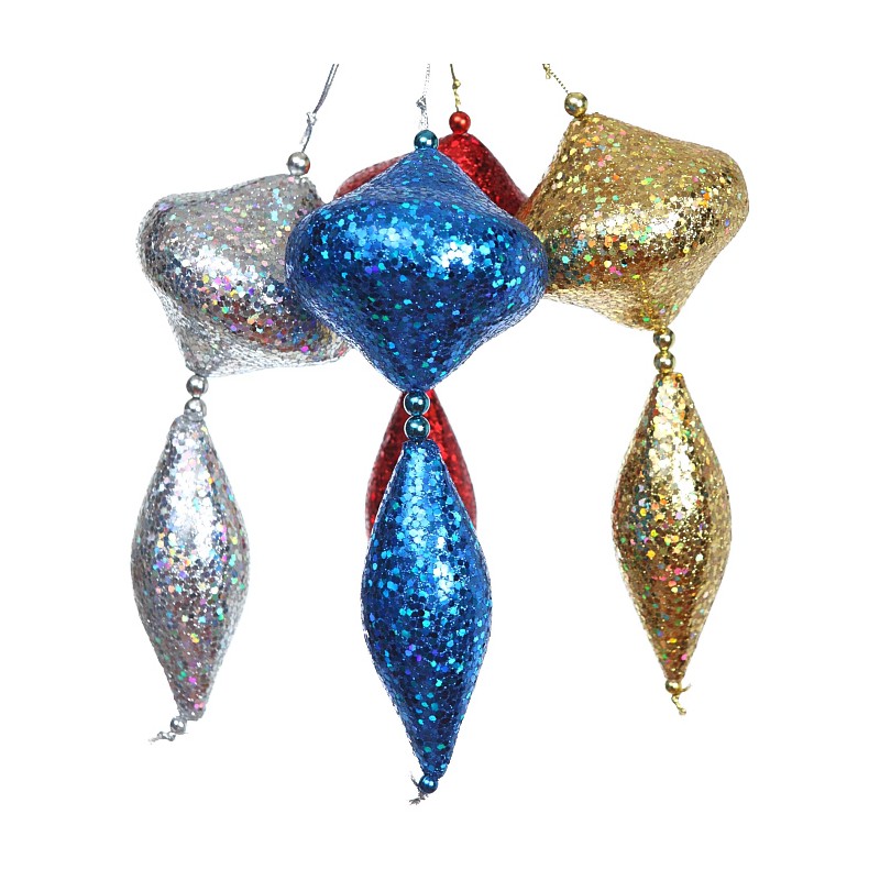 COLGANTE DECORATIVO GLITTER  25CM