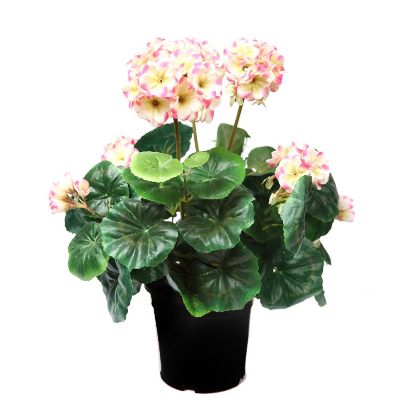 MACETA GERANIO ARTIFICIAL 35CM