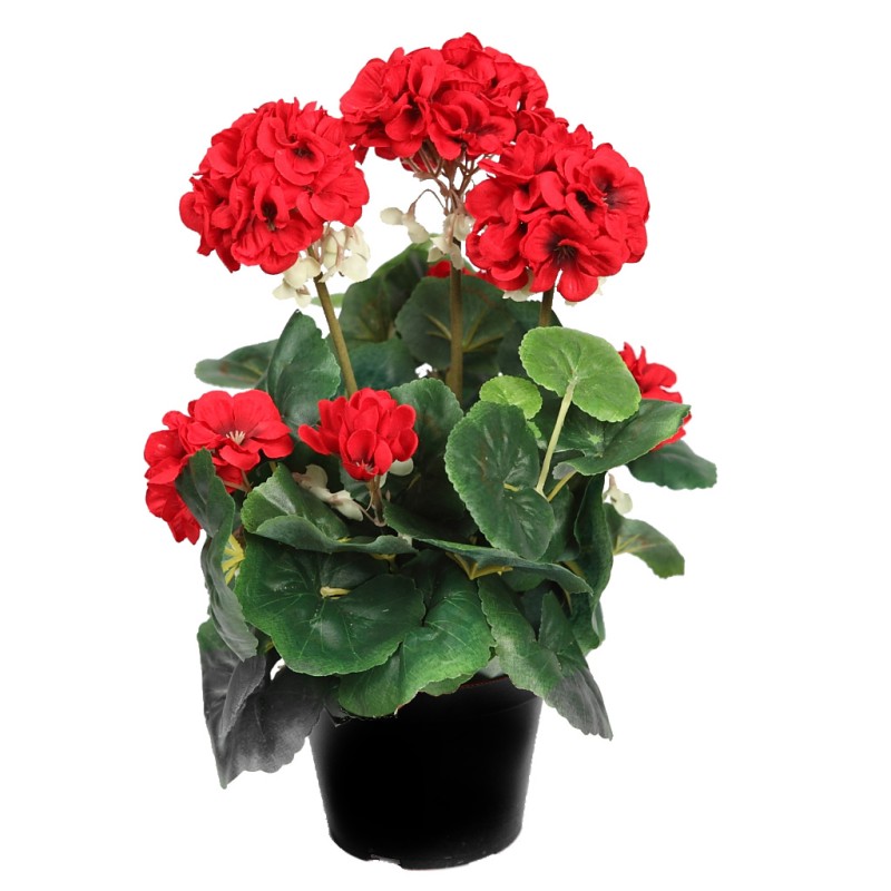 MACETA GERANIO ARTIFICIAL 35CM