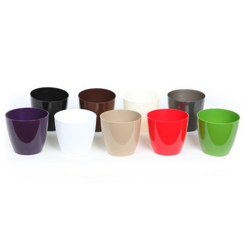 MACETA PLASTICO Ø12CM ALT 11CM 2