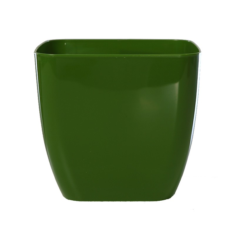 MACETERO CUADRADO PLASTIC Ø14CM ALT 12,5CM