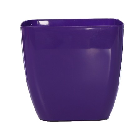 MACETERO CUADRADO PLASTIC Ø14CM ALT 12,5CM