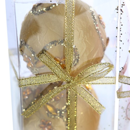 BOLAS DE NAVIDAD X2 8CM