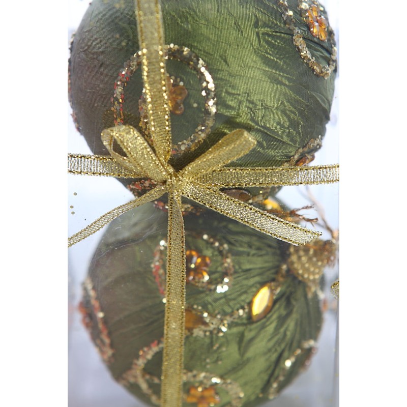 BOLAS DE NAVIDAD X2 8CM