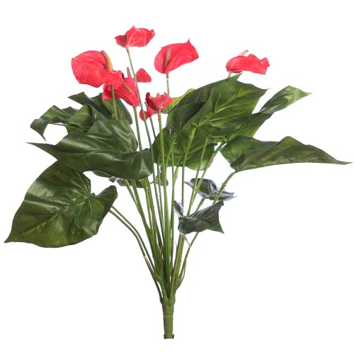 PLANTA ANTURIUM ARTIFICIAL, ALT 43CM