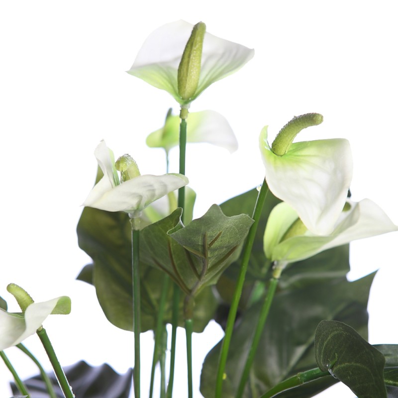 PLANTA ANTURIUM ARTIFICIAL, ALT 43CM