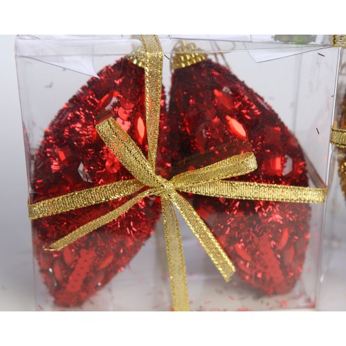 BOLAS NAVIDAD OVALADAS X2 2