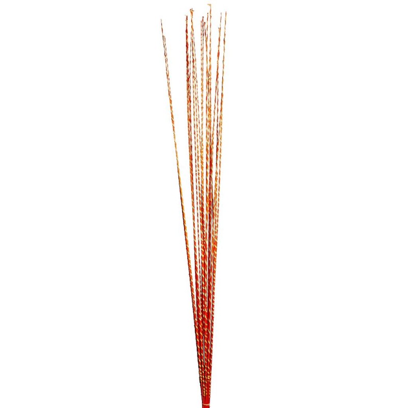 STICK GOLDEN RAFFIA SPIRAL X20 100CM