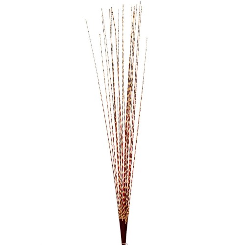 STICK GOLDEN RAFFIA SPIRAL X20 100CM