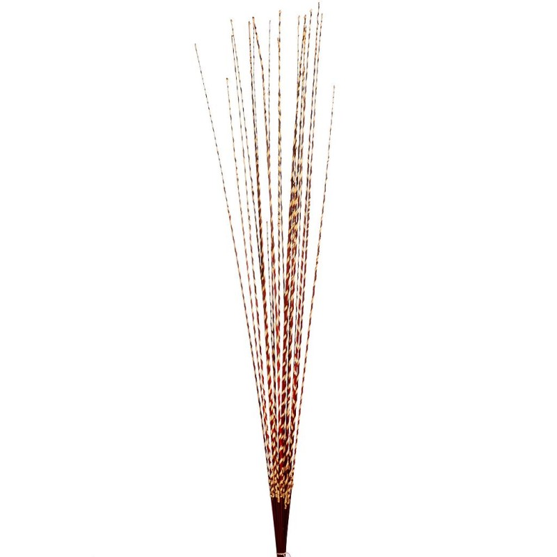 STICK GOLDEN RAFFIA SPIRAL X20 100CM