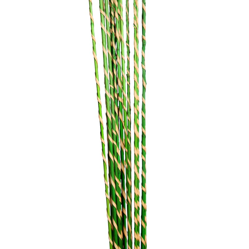 STICK GOLDEN RAFFIA SPIRAL X20 100CM