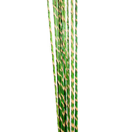 STICK GOLDEN RAFFIA SPIRAL X20 100CM