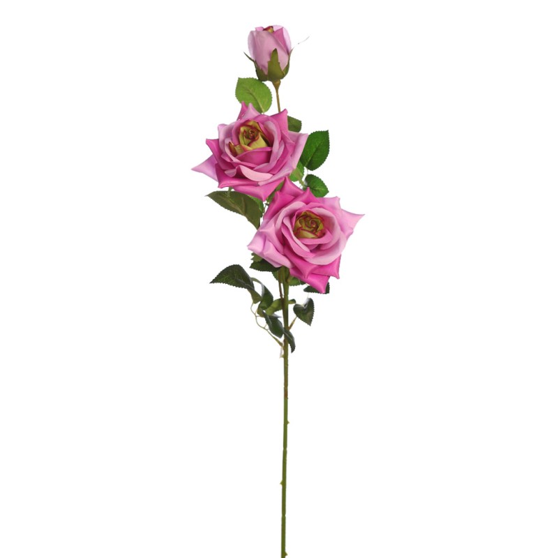 VARA DE ROSAS X 3 ARTIFICIAL 83CM