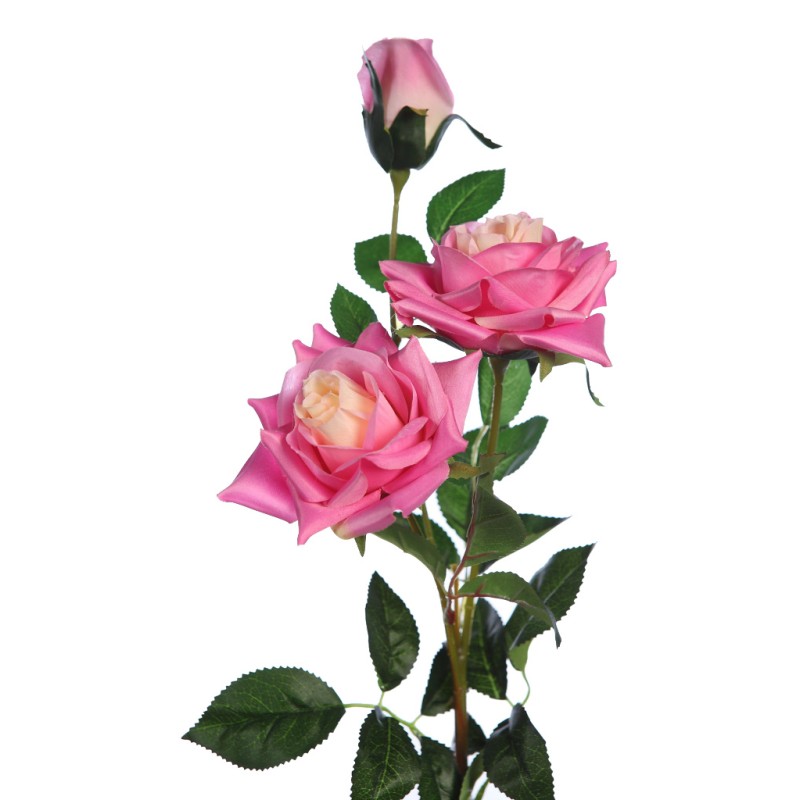 VARA DE ROSAS X 3 ARTIFICIAL 83CM