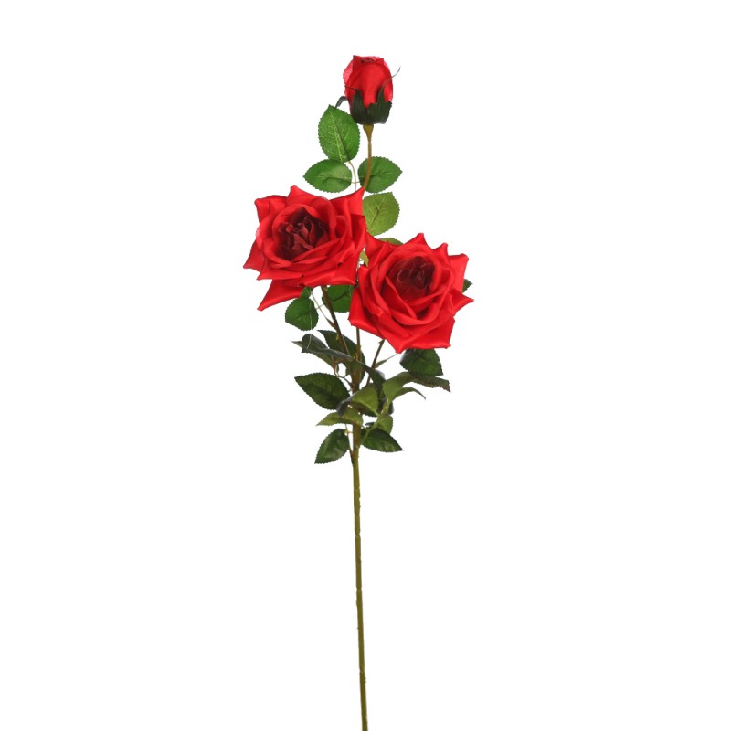VARA DE ROSAS X 3 ARTIFICIAL 83CM