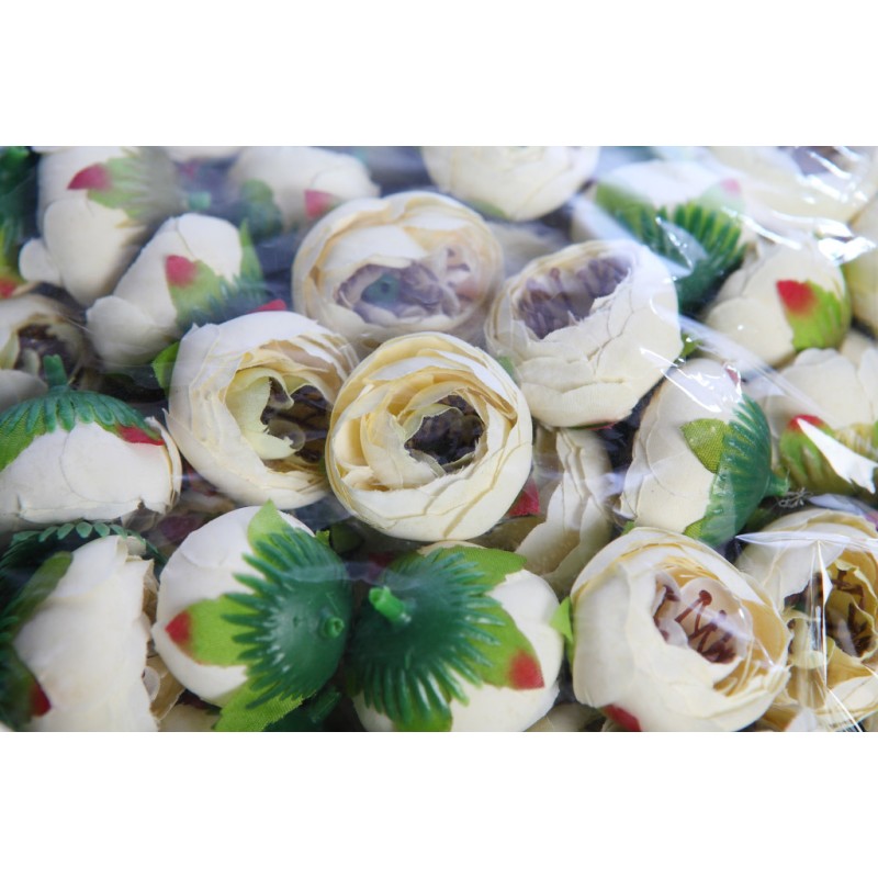 BOLSA DE 500 PCS DE CABEZAS DE RANUNCULOS ARTIFICIALES