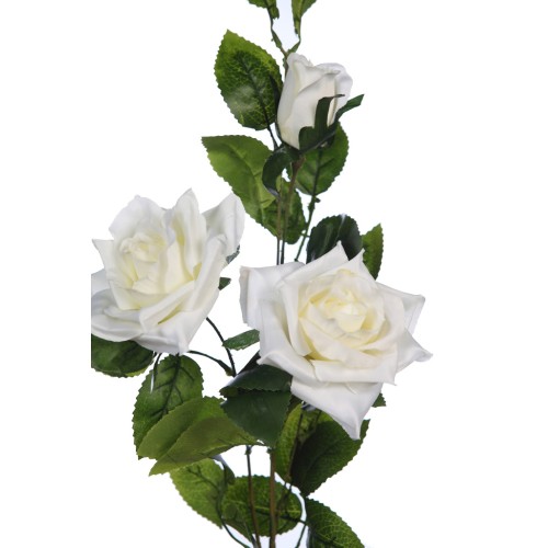VARA DE ROSAS X 3 ARTIFICIAL 85CM 2