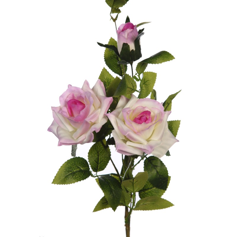 VARA DE ROSAS X 3 ARTIFICIAL 85CM