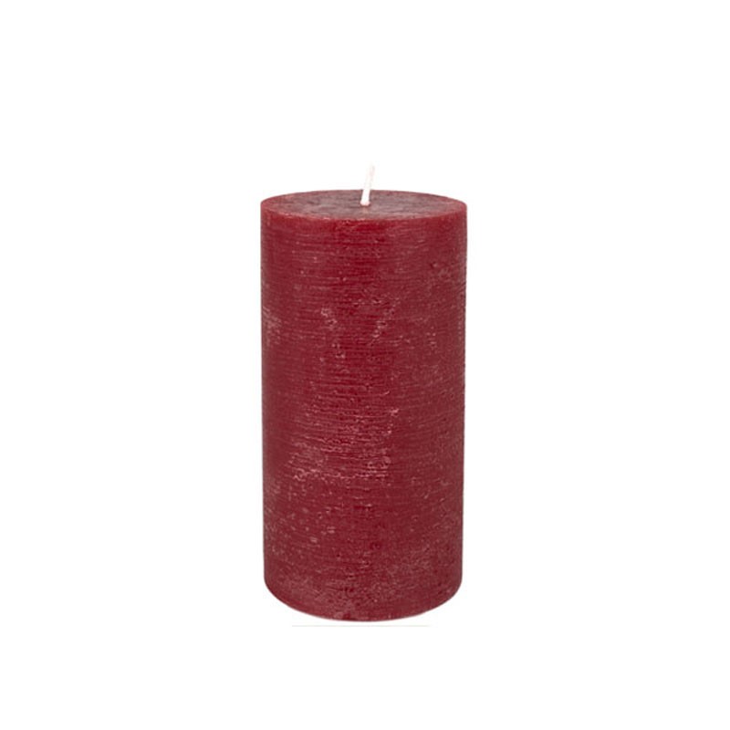 VELA CILINDRICA MACIZA ø 7CM ALT 14CM