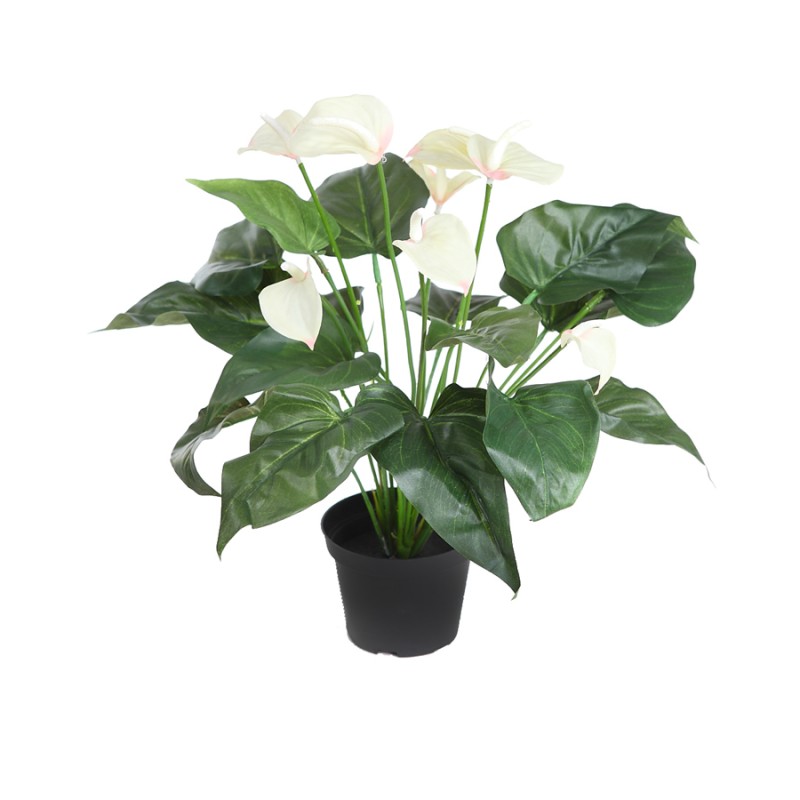 MACETA ANTURIUM ARTIFICIAL 43CM