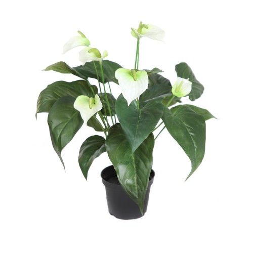 MACETA ANTURIUM ARTIFICIAL 43CM