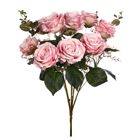 BOUQUET ROSAS ARTIFICIALES 70 CM