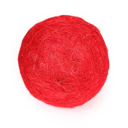 BOLA DECORATIVA DE SISAL 12,5CM