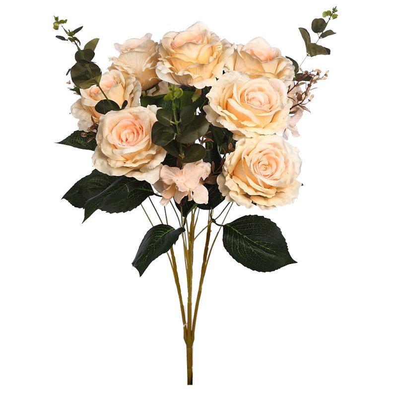 BOUQUET ROSAS ARTIFICIALES 70 CM