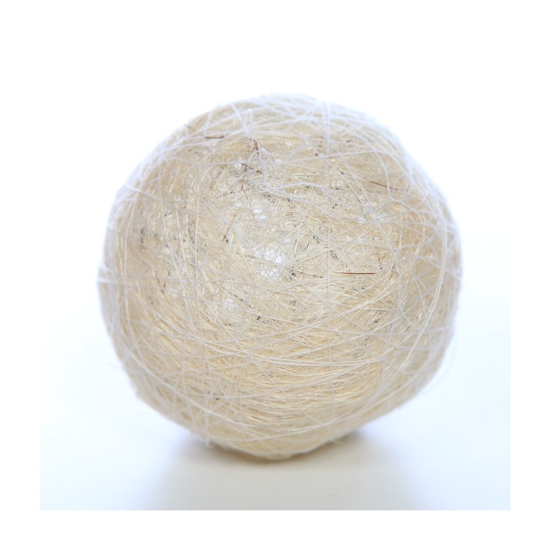 BOLA DECORATIVA DE SISAL 12,5CM