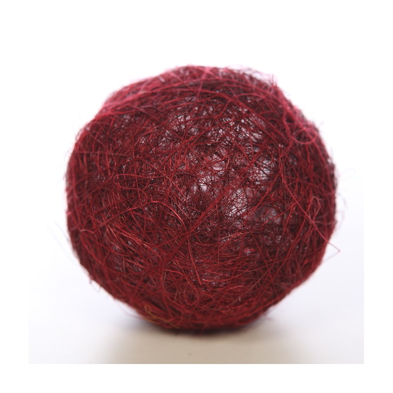 BOLA DECORATIVA DE SISAL 12,5CM