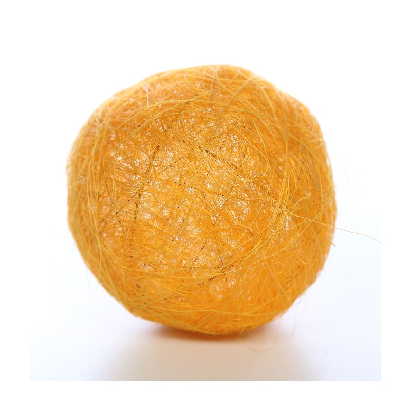 BOLA DECORATIVA DE SISAL 10CM