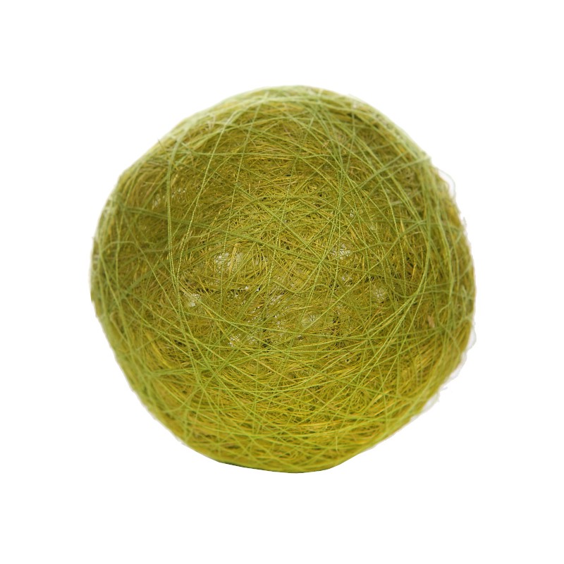 BOLA DECORATIVA DE SISAL 10CM