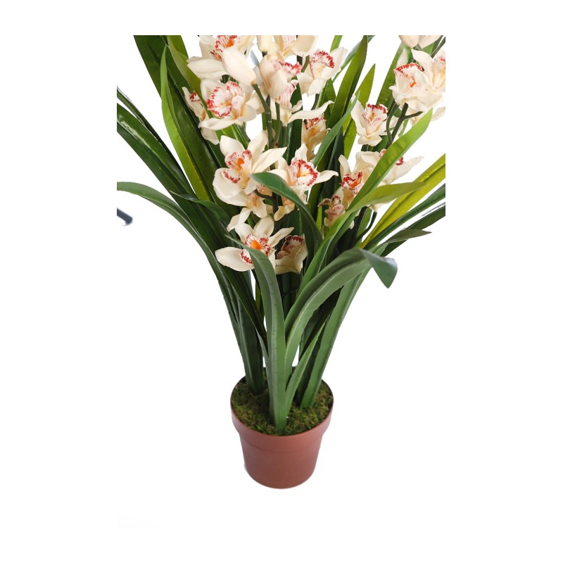 CYMBIDIUM ARTIFICIAL EN MACETA 115CM