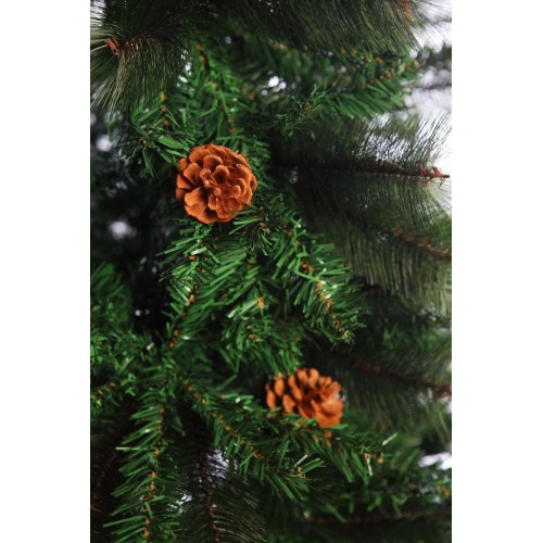 ARBOL ARTIFICIAL NAVIDAD PIÑAS 225CM 2