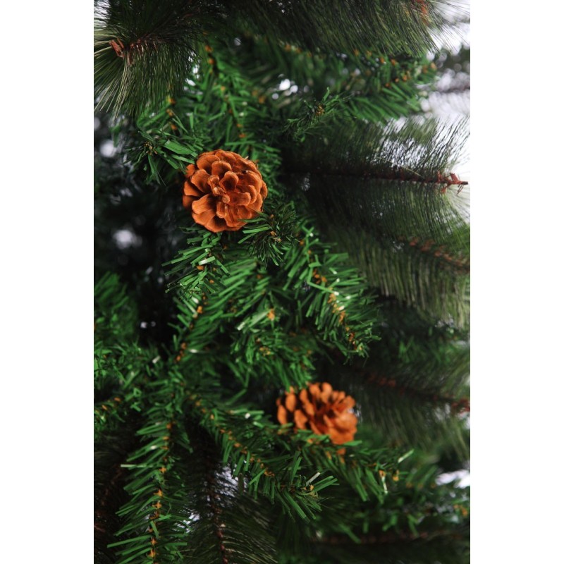 ARBOL ARTIFICIAL NAVIDAD PIÑAS 225CM