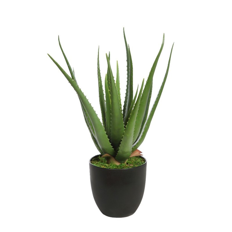ALOE ARTIFICIAL EN MACETA 56CM