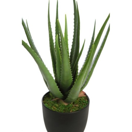ALOE ARTIFICIAL EN MACETA 56CM