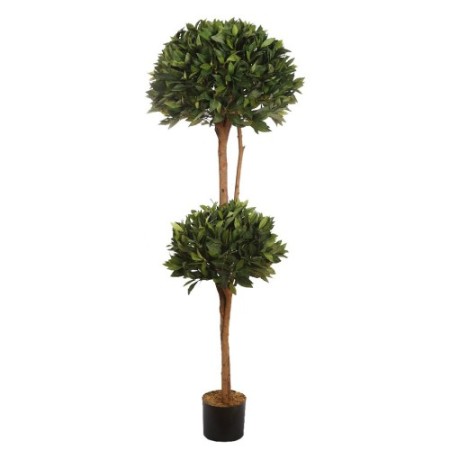 ARBOL DE LAUREL ARTIFICIAL DOBLE BOLA ALT 160CM