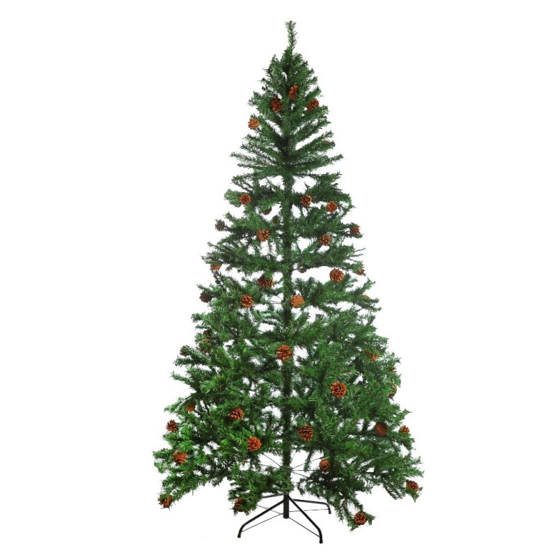 ARBOL NAVIDAD ARTIFICIAL PIÑAS 210CM
