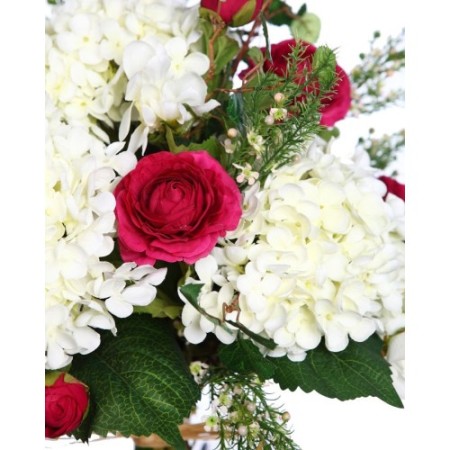 ATADO HORTENSIA BLANCA Ø 45CM