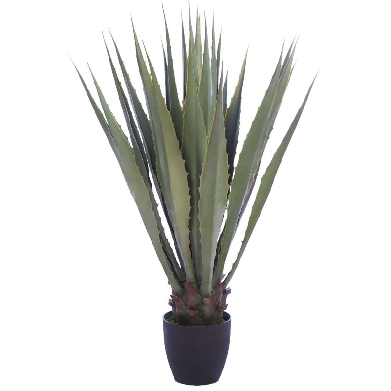 CACTUS AGAVE ARTIFICIAL CON MACETA 103CM