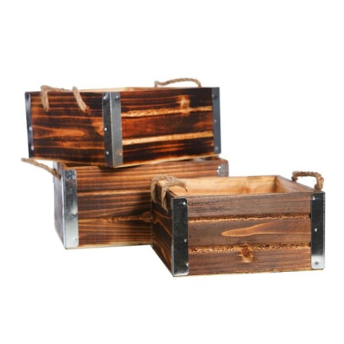 CAJA MADERA RUSTICA X 3