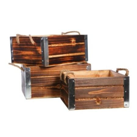 CAJA MADERA RUSTICA X 3