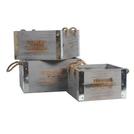 CAJA VINTAGE FLOWER X 3