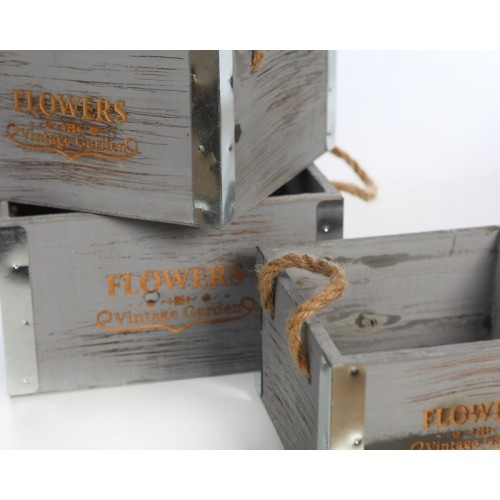 CAJA VINTAGE FLOWER X 3 2