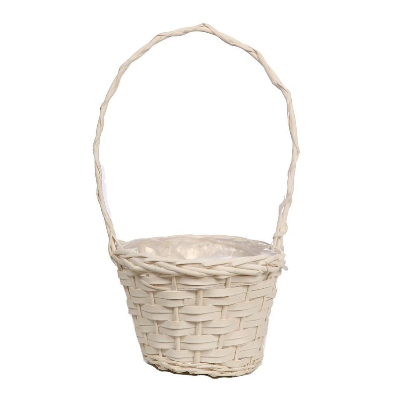 CESTA MIMBRE ASA ALTA 22CM