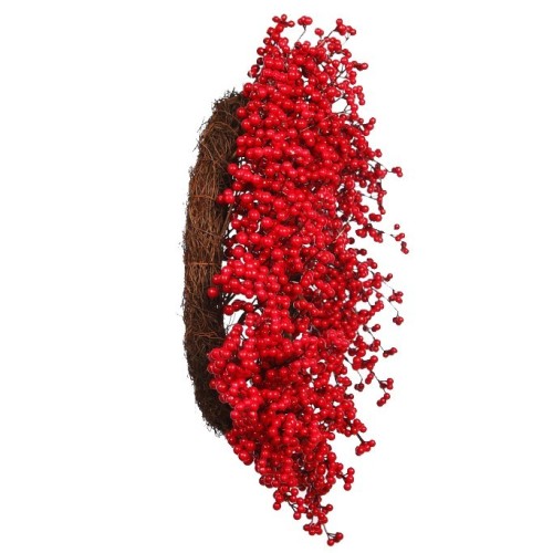 CORONA DE BERRY ARTIFICIAL  ø 50CM 2